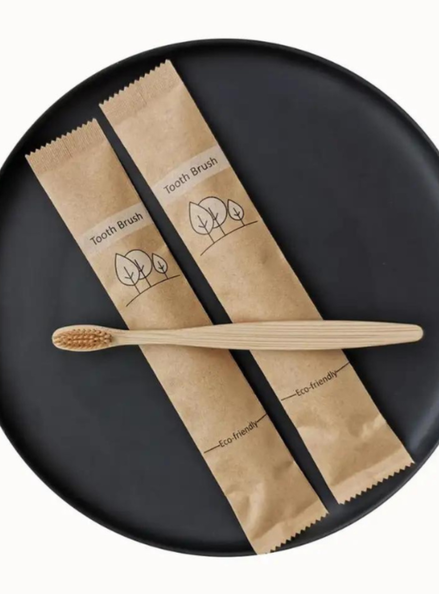 1 Brosse à Dents en Bambou Naturel
