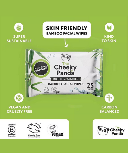 Lingettes biodégradables pour le visage