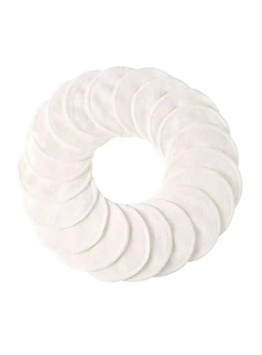 10 Cotons en Bambou de Nettoyage Réutilisables