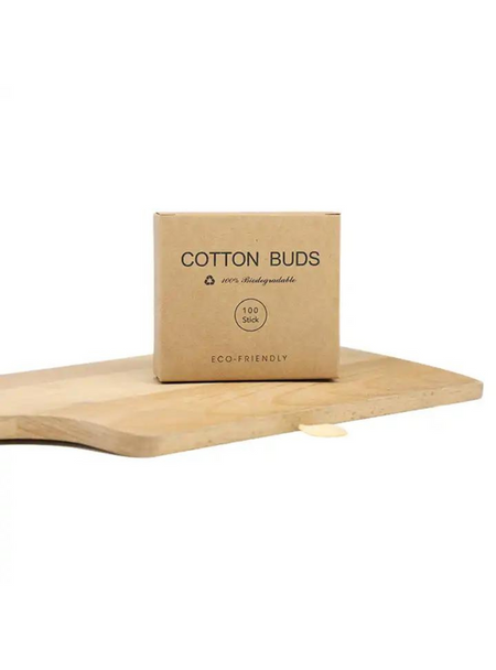 Lot de 100 Cotons-tiges en Bambou