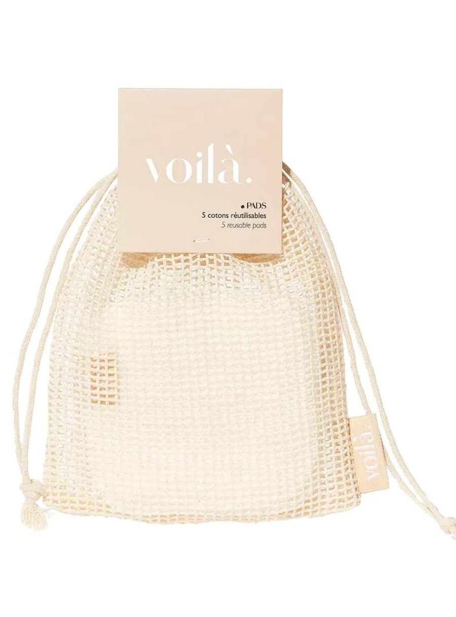 Cotons réutilisables (Lot de 5)