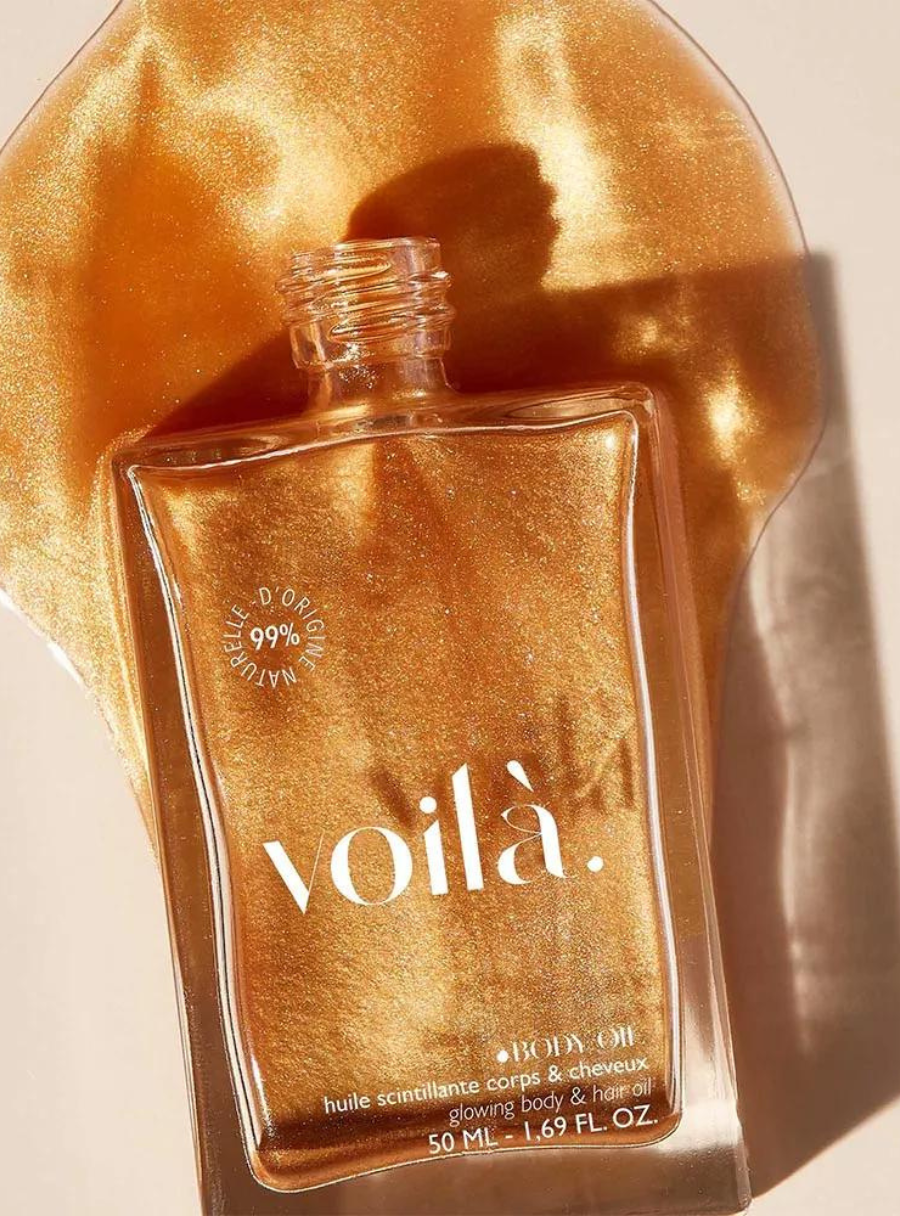 Huile scintillante corps & cheveux
